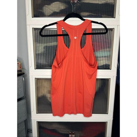 Lululemon Athletica Swiftly Racerback Tank Top, (2.0), Hip Length, NWOT, 8, Rust - Picture 3 of 3